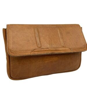 Vintage Contessa Genuine Leather‎ Clutch Wallet Snap Closure Made In Hong Kong